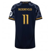 Dámy Fotbalový dres Real Madrid Rodrygo Goes #11 2023-24 Venkovní Krátký Rukáv